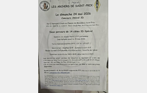 Concours 3D - Les Archers de Saint Prix